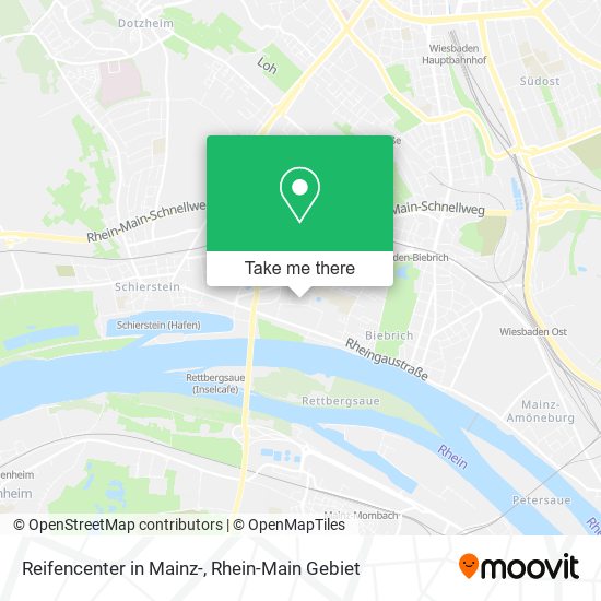 Карта Reifencenter in Mainz-