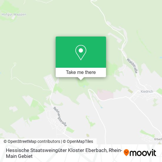 Hessische Staatsweingüter Kloster Eberbach map