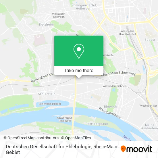 Карта Deutschen Gesellschaft für Phlebologie