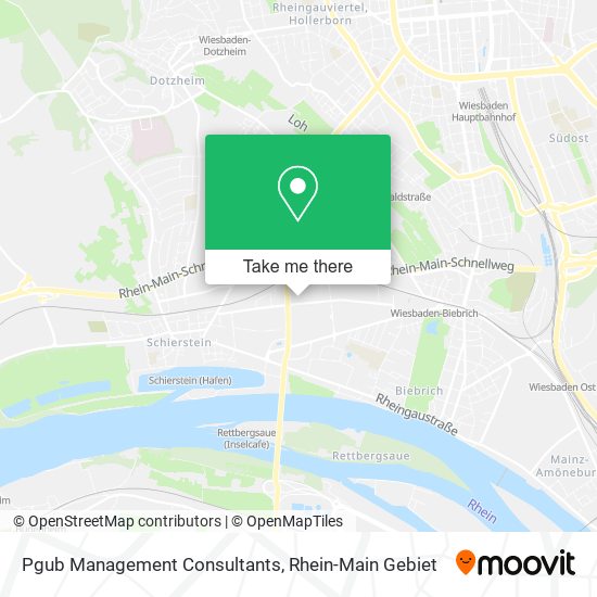 Pgub Management Consultants map