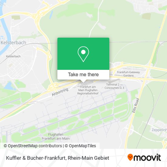 Kuffler & Bucher-Frankfurt map