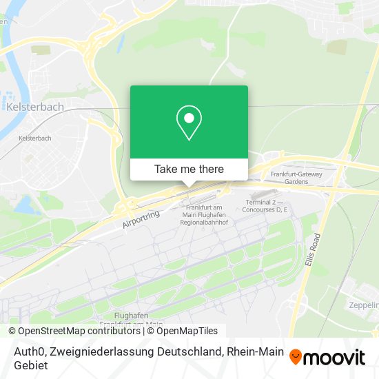 Карта Auth0, Zweigniederlassung Deutschland