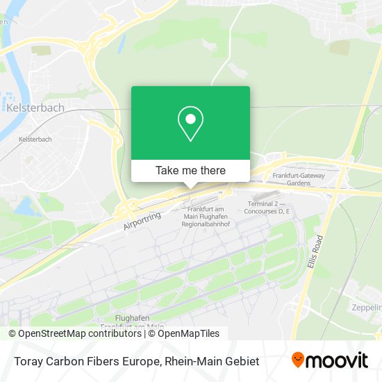 Toray Carbon Fibers Europe map