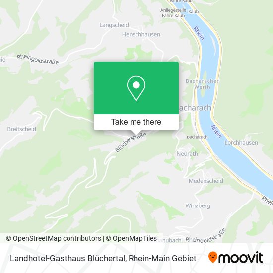 Landhotel-Gasthaus Blüchertal map