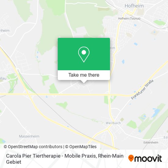 Карта Carola Pier Tiertherapie - Mobile Praxis