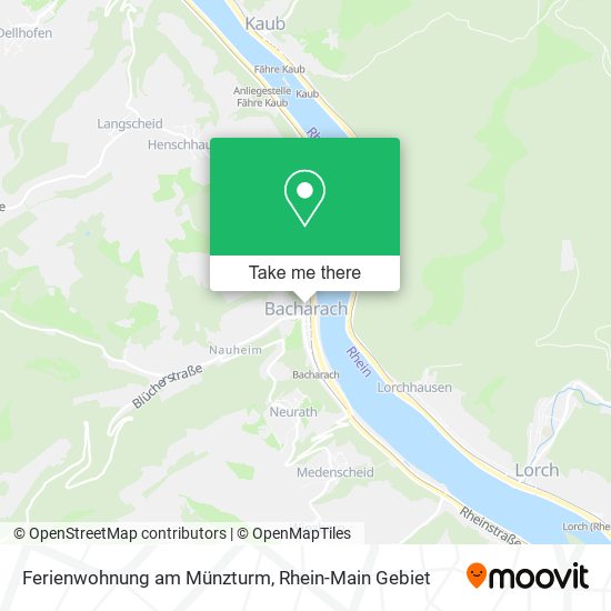 Ferienwohnung am Münzturm map