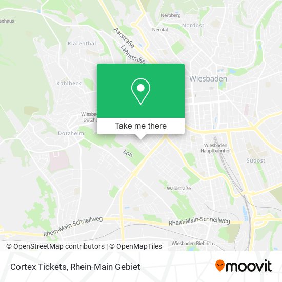 Cortex Tickets map