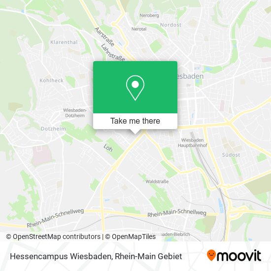 Hessencampus Wiesbaden map