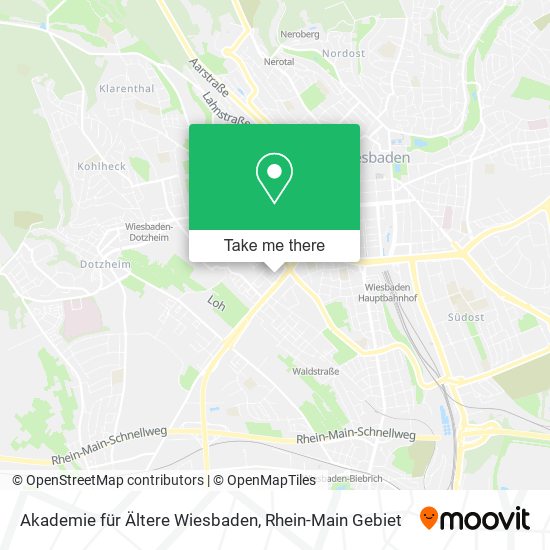 Akademie für Ältere Wiesbaden map