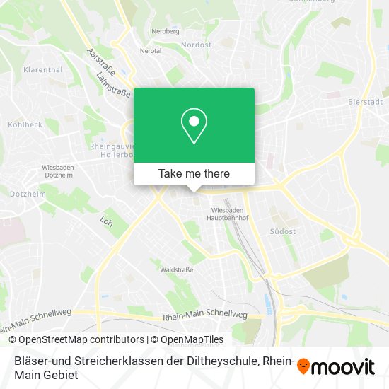 Bläser-und Streicherklassen der Diltheyschule map