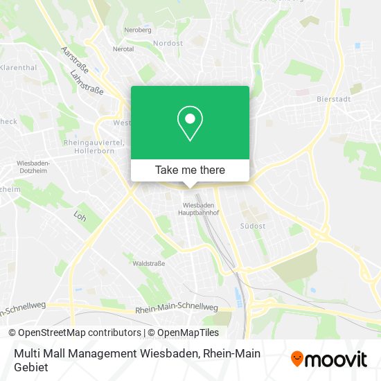 Multi Mall Management Wiesbaden map