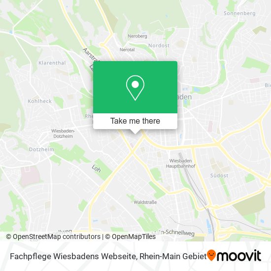 Fachpflege Wiesbadens Webseite map