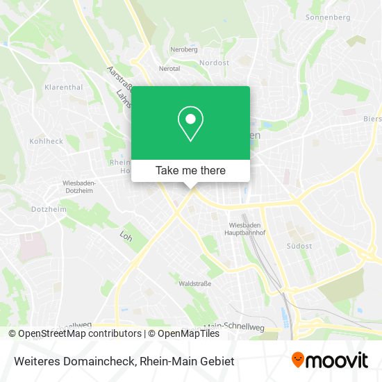 Weiteres Domaincheck map