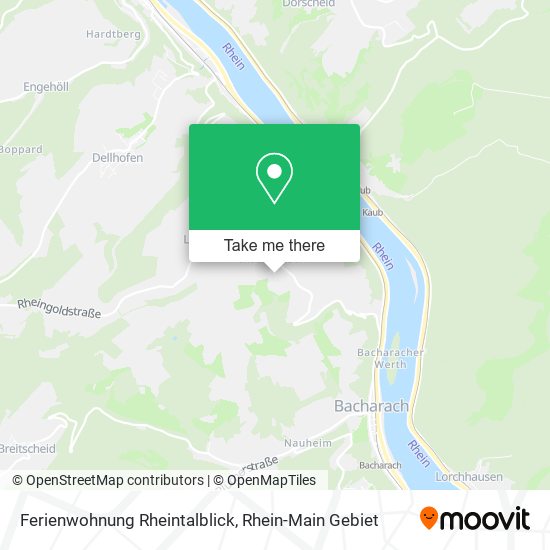Ferienwohnung Rheintalblick map