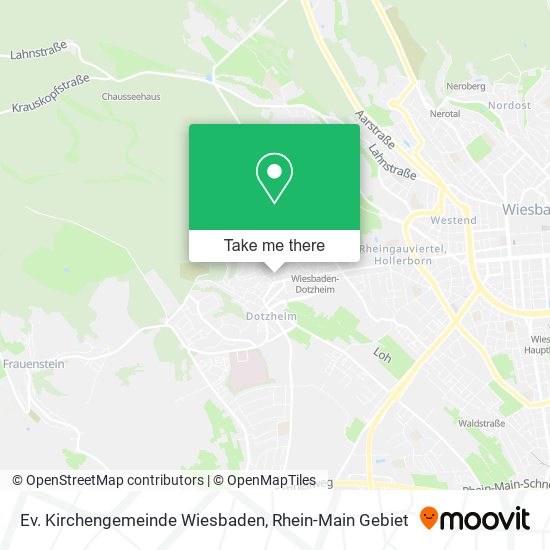 Карта Ev. Kirchengemeinde Wiesbaden