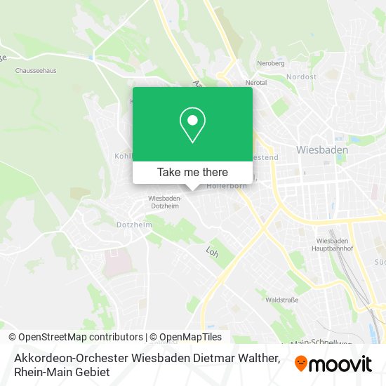 Akkordeon-Orchester Wiesbaden Dietmar Walther map