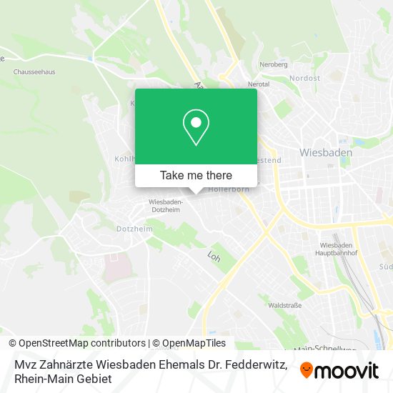 Mvz Zahnärzte Wiesbaden Ehemals Dr. Fedderwitz map