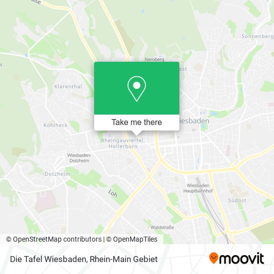 Карта Die Tafel Wiesbaden