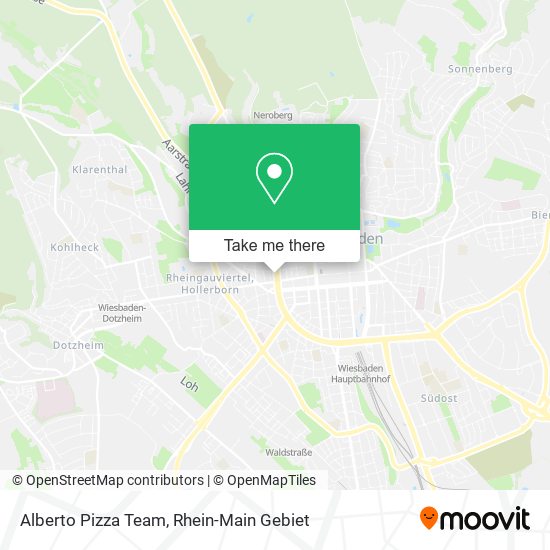Карта Alberto Pizza Team