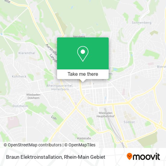 Карта Braun Elektroinstallation