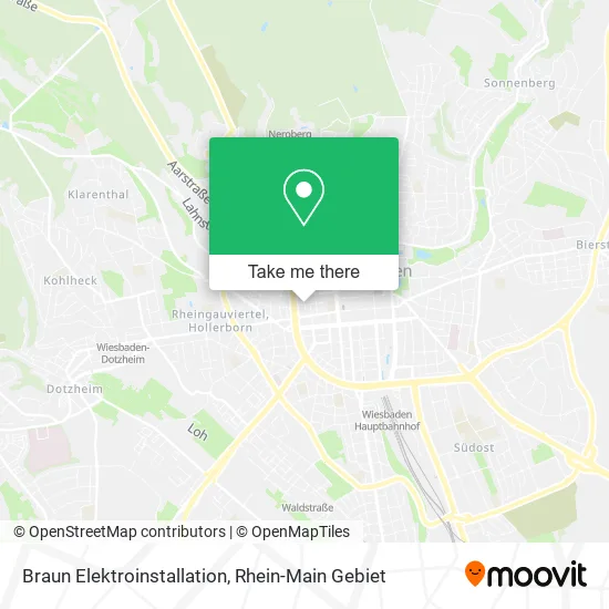 Карта Braun Elektroinstallation
