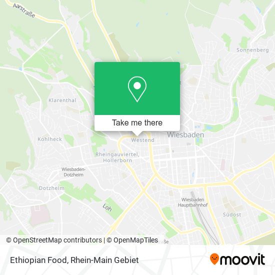 Ethiopian Food map