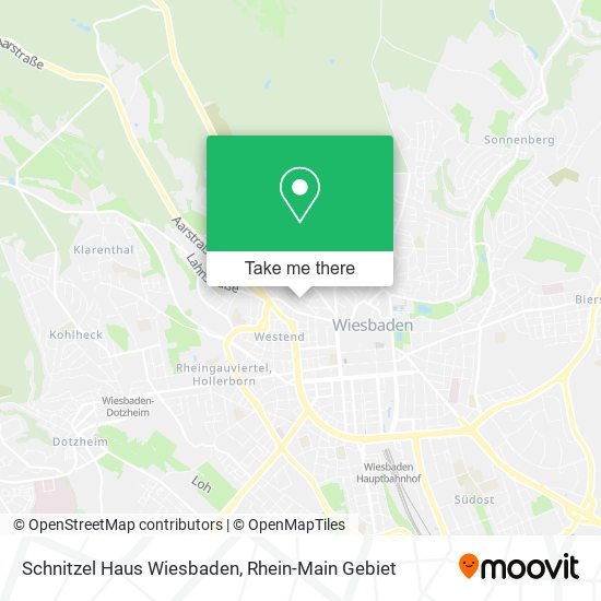 Schnitzel Haus Wiesbaden map