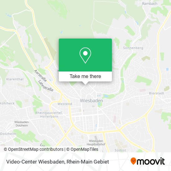 Video-Center Wiesbaden map