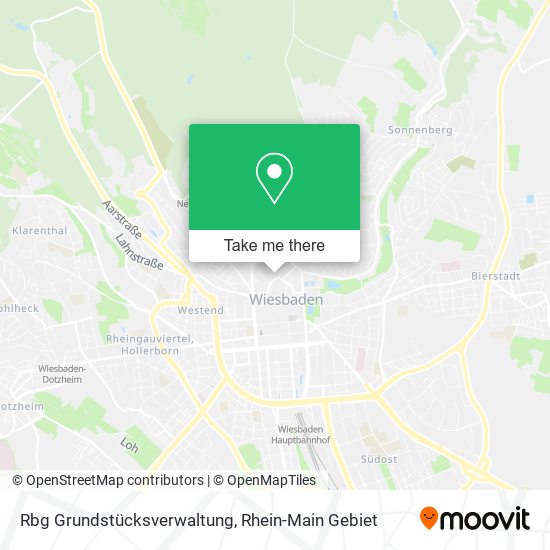 Rbg Grundstücksverwaltung map