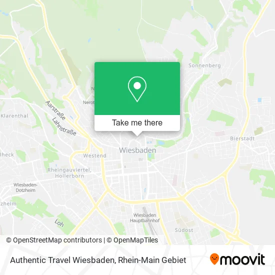 Карта Authentic Travel Wiesbaden