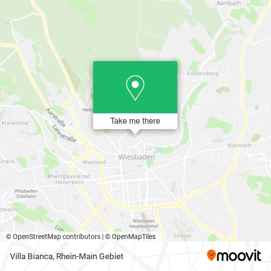 Villa Bianca map