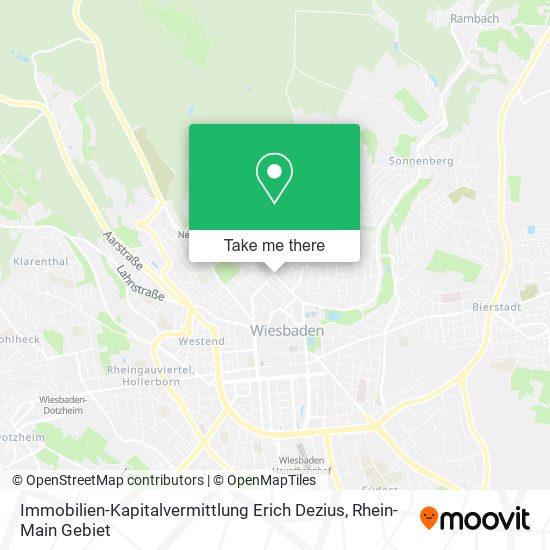 Immobilien-Kapitalvermittlung Erich Dezius map