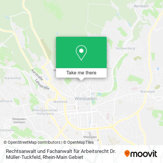 Rechtsanwalt und Fachanwalt für Arbeitsrecht Dr. Müller-Tuckfeld map