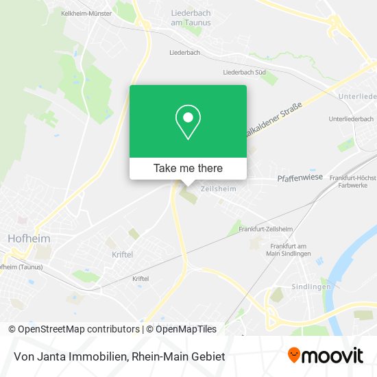 Von Janta Immobilien map