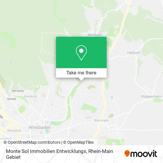 Monte Sol Immobilien Entwicklungs map