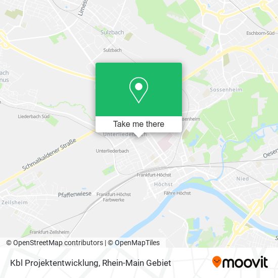 Kbl Projektentwicklung map