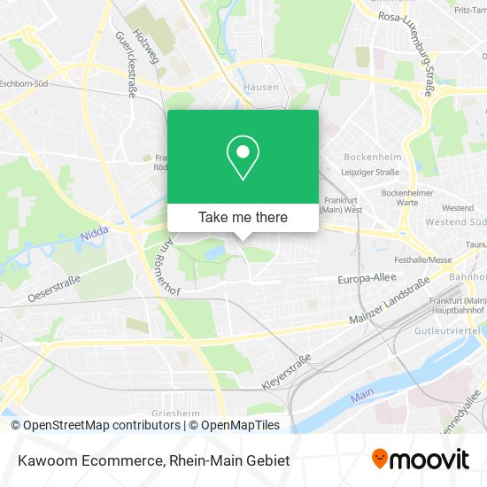 Kawoom Ecommerce map