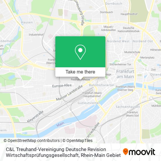 C&L Treuhand-Vereinigung Deutsche Revision Wirtschaftsprüfungsgesellschaft map
