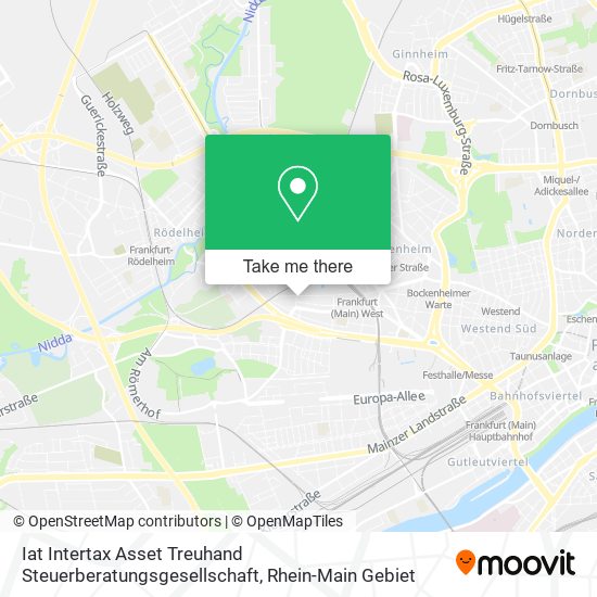 Iat Intertax Asset Treuhand Steuerberatungsgesellschaft map