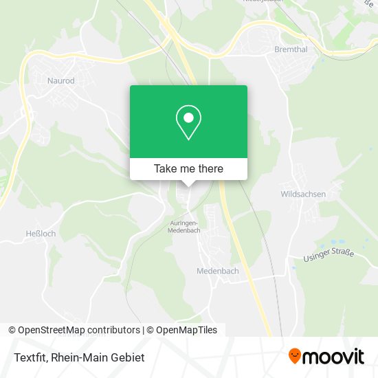 Textfit map