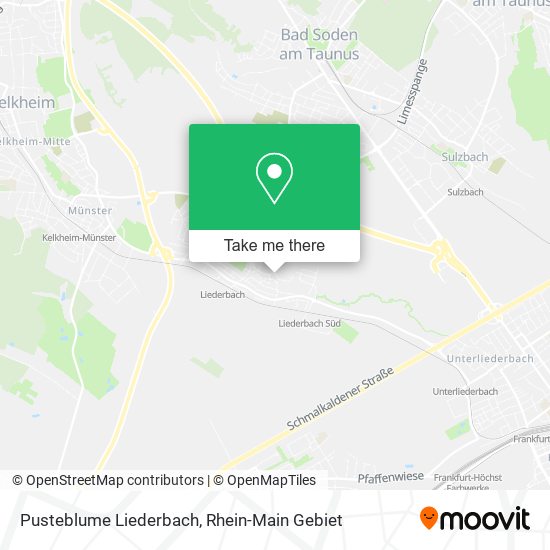 Pusteblume Liederbach map