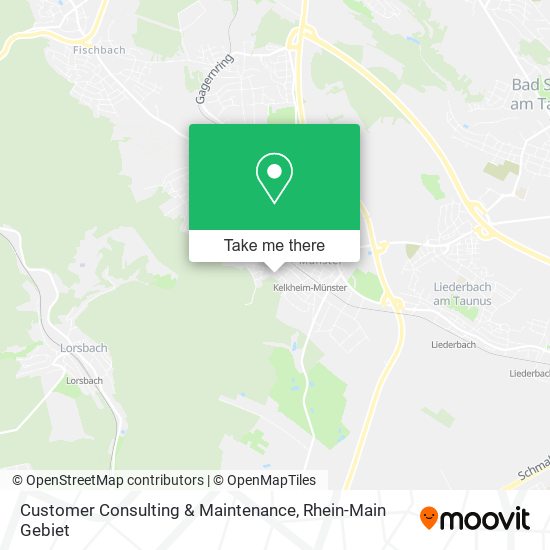 Customer Consulting & Maintenance map