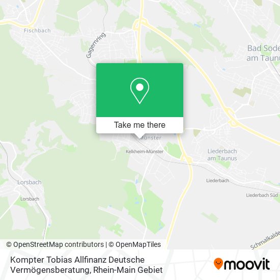 Kompter Tobias Allfinanz Deutsche Vermögensberatung map