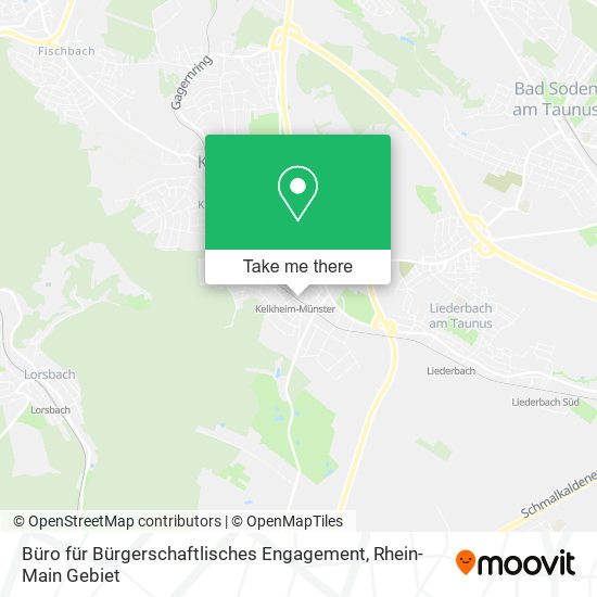 Büro für Bürgerschaftlisches Engagement map