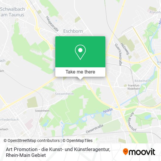 Карта Art Promotion - die Kunst- und Künstleragentur