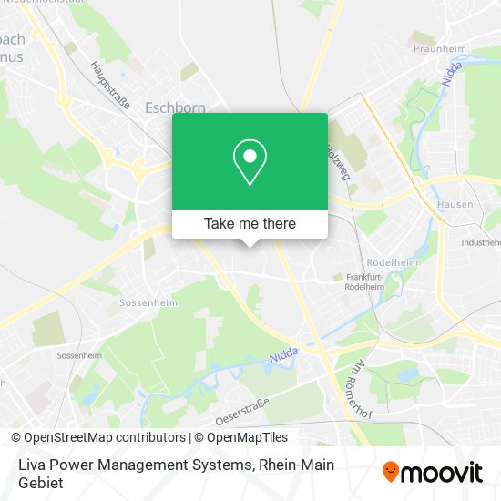 Liva Power Management Systems map