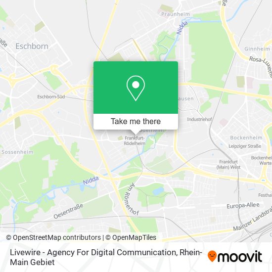 Livewire - Agency For Digital Communication map