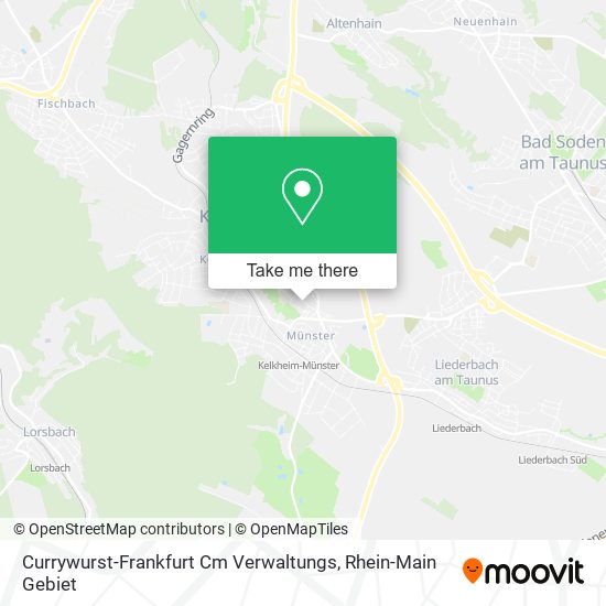 Карта Currywurst-Frankfurt Cm Verwaltungs