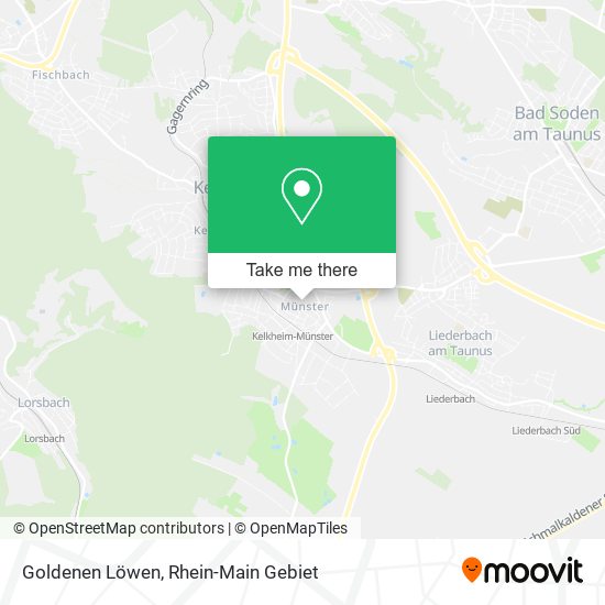 Goldenen Löwen map