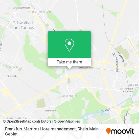 Frankfurt Marriott Hotelmanagement map